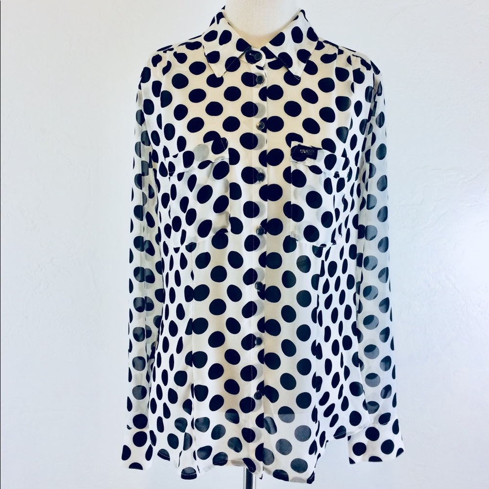 Polka Dot Guess Blouse